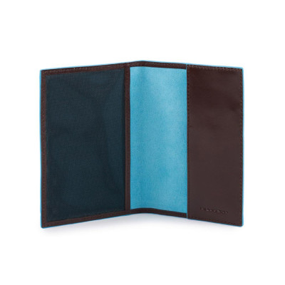 Porta Passaporto Piquadro Blue Square Mogano  Valigeria.it