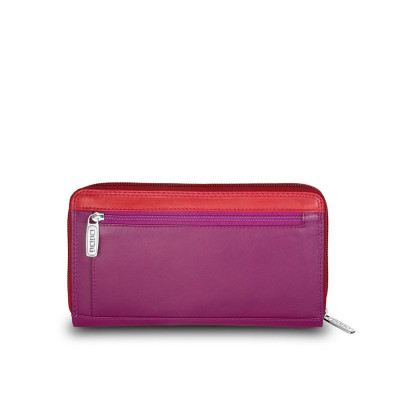 Portafoglio Donna Orizzontale Grande | Dudubags Mauritius Colorful | 534276-Fuxia