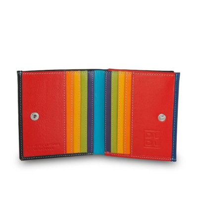 Portafoglio Donna Piccolo | Dudubags Flavio Colorful | 534216-Nero