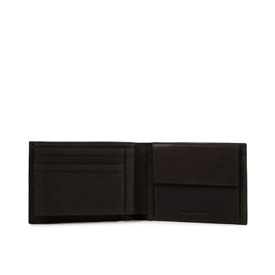 Portafoglio Uomo Porta documenti Porta monete | Piquadro Black Square | PU1392B3R-Testa Moro