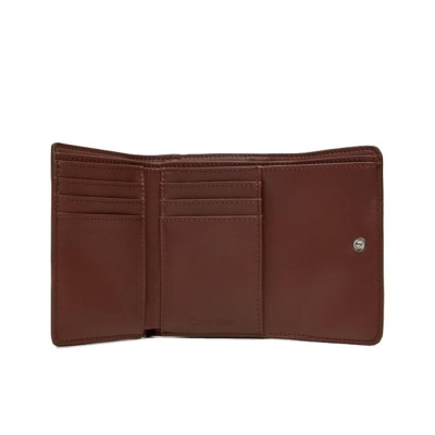 Portafoglio Donna con Patta Mono Calvin Klein Cioccolate  Valigeria.it