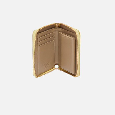 Portafoglio donna cerniera semplice piccolo Guess Caliwen Avocado