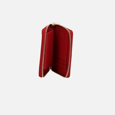 Portafoglio donna cerniera semplice piccolo Guess Caliwen Ciliegia