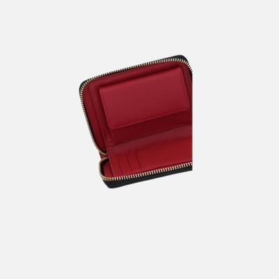 Portafoglio donna cerniera semplice piccolo Guess Caliwen Nero