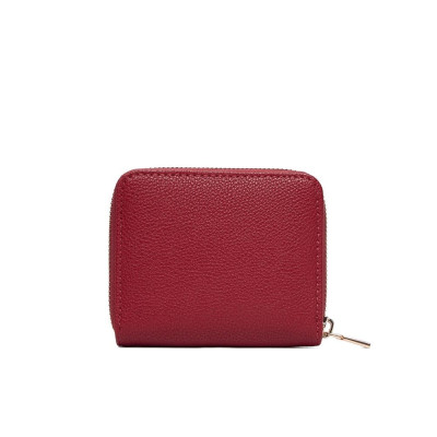 Portafoglio donna cerniera semplice piccolo Guess Gregoria Red