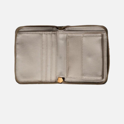 Portafoglio donna cerniera semplice piccolo Guess Laurel Olive