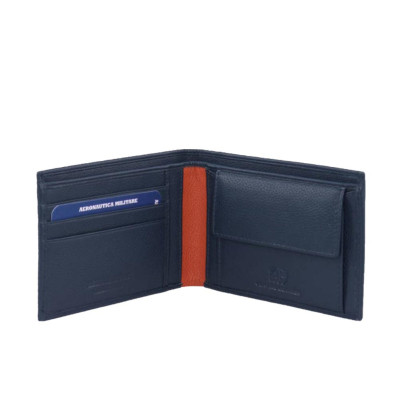 Portafoglio Uomo Aeronautica Militare Blu  Valigeria.it