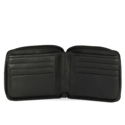 Portafoglio Uomo con Zip Harper Nero  Valigeria.it