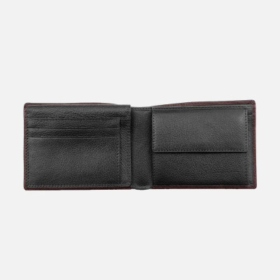 Portafoglio uomo orizzontale con patta A.G Spalding&bros. Testa Moro