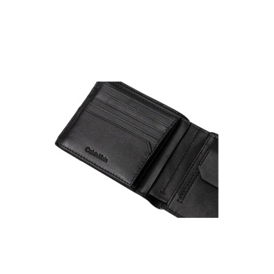 Portafoglio Uomo Orizzontale con Patta Calvin Klein Nero  Valigeria.it