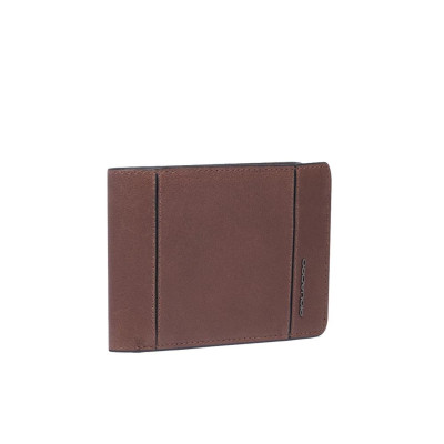 Portafoglio Uomo Orizzontale Cronus Piquadro PU1392S134R-Marrone Valigeria-it