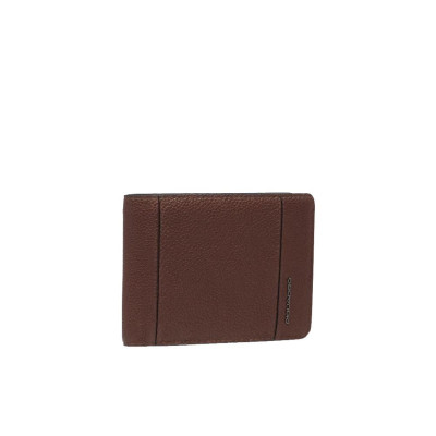 Portafoglio uomo orizzontale semplice Piquadro Cronus PU257S134R-Marrone Valigeria-it