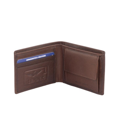 Portafoglio Uomo Piccolo Flag Aeronautica Militare Moro  Valigeria.it