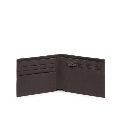 Portafoglio Uomo Piquadro Black Square Marrone Valigeria.it