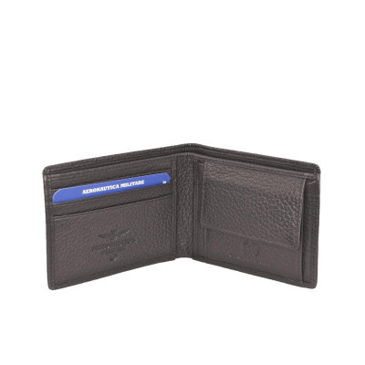 Portafoglio uomo quadrato Soft Aeronautica Militare AM180-Testa Moro Valigeria-it