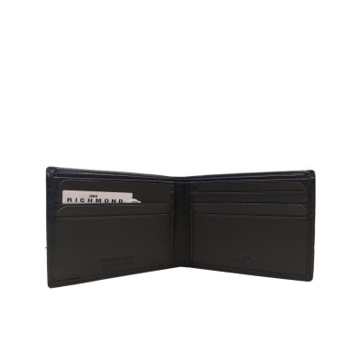 Portafoglio Uomo Semplice John Richmond Black  Valigeria.it