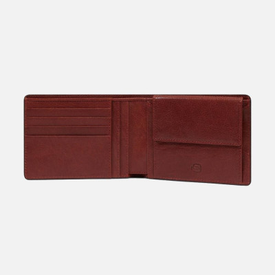 Portafoglio uomo orizzontale semplice Piquadro Solm Terra Cotta