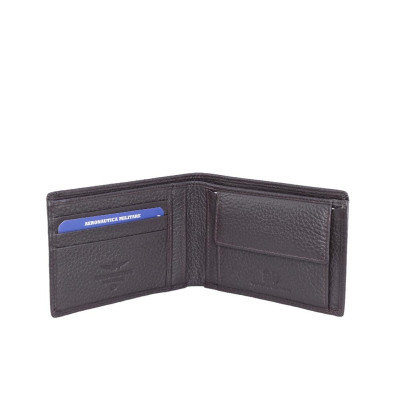 Portafoglio uomo semplice Soft Aeronautica Militare AM181-Testa Moro Valigeria-it 