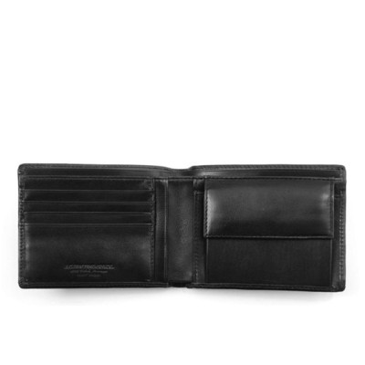Portafoglio Uomo Semplice Spalding & Bros Nero  Valigeria.it