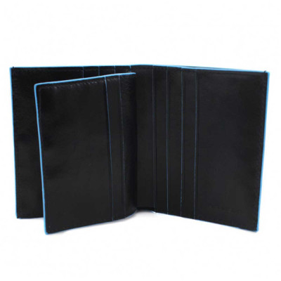 Porta carte di credito Piquadro | pelle | Linea Blue Square | PP1518B2-Nero