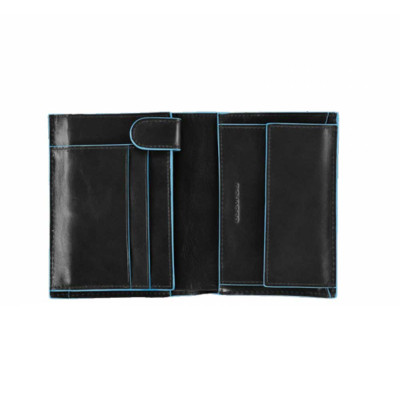 Portafoglio Uomo Piquadro | verticale | Pelle | Blue Square | PU1740B2-Nero
