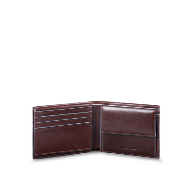 Portafoglio Uomo Orizzontale con Patta | Piquadro Blue Square | PU4518B2R-Mogano