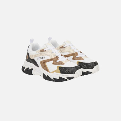 Scarpa donna sneakers bassa Guess Notis Beige Brown