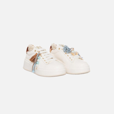 Scarpa donna sneakers Gio+ Oliva Combi Latte/Mucca