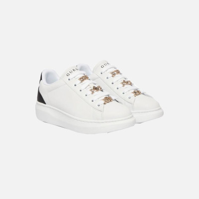 Scarpa donna sneakers Guess Fiona White Black