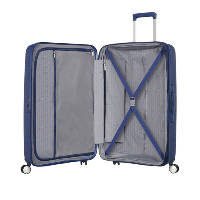 Trolley Grande 77 Cm Spinner 4 Ruote Espandibile | American Tourister Soundbox | 32G003-Midnight Navy