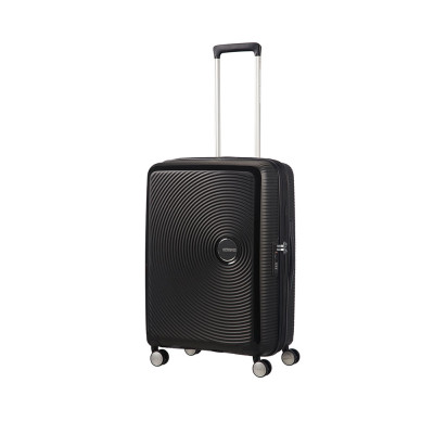 Trolley Medio 67 Cm Spinner 4 Ruote Espandibile | American Tourister Soundbox | 32G002-Bass Black