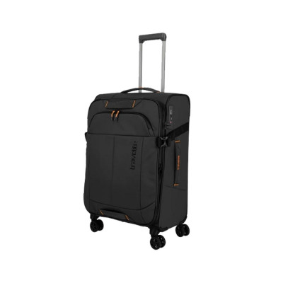 Trolley morbido 67cm 4 ruote medio Briizi Travelite 09104801-Nero Valigeria-it 