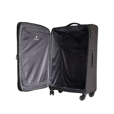Trolley Morbido 77cm 4 Ruote Grande Chios Travelite Nero