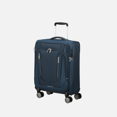 Trolley morbido 55cm 4 ruote cabina American Tourister Wanderlite Dark Navy
