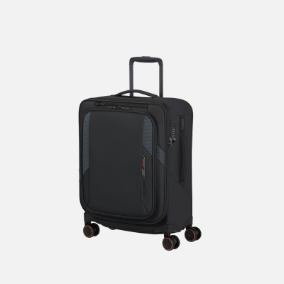 Trolley morbido 55cm 4 ruote cabina espandibile Samsonite Glazed Black