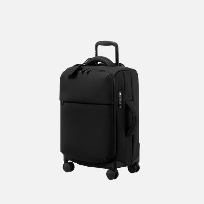 Trolley morbido 55cm 4 ruote cabina Lipault Lost in Berlin Black