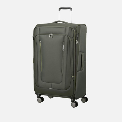 Trolley morbido 79cm 4 ruote grande espandibile American Tourister Wanderlite Dark Khaki