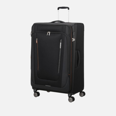 Trolley morbido 79cm 4 ruote grande espandibile American Tourister Wanderlite Shadow Black