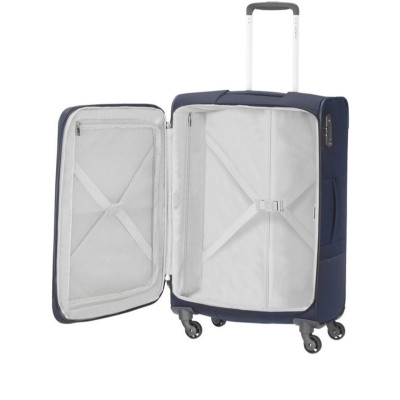 Trolley Morbido Grande Samsonite Navy Blue  Valigeria.it