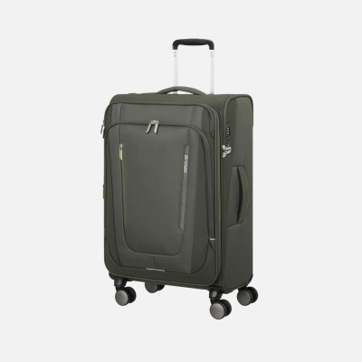 Trolley morbido 68cm 4 ruote medio espandibile American Tourister Wanderlite Dark Khaki