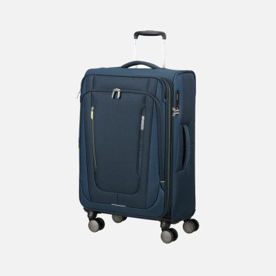 Trolley morbido 68cm 4 ruote medio espandibile American Tourister Wanderlite Dark Navy