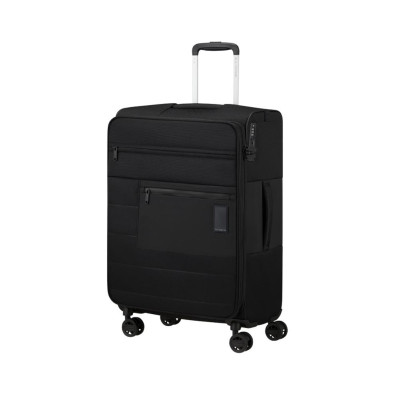 Trolley Morbido Medio Espandibile Vaycay Samsonite Black  Valigeria.it