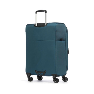 Trolley morbido 67cm 4 ruote medio espandibile Samsonite Base Breeze Petrol Blue