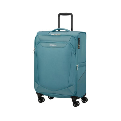 Trolley Morbido Medio Summerride American Tourister Breeze Blu  Valigeria.it