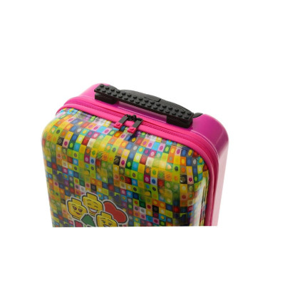 Trolley Rigido 55cm 4 Ruote Cabina Lego Multicolor