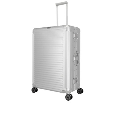 Trolley Rigido Alluminio Grande New Next Travelite Silver  Valigeria.it