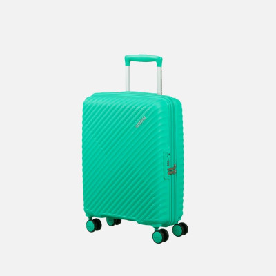 Trolley rigido 55cm 4 ruote cabina American Tourister Diablast Cyber Aqua