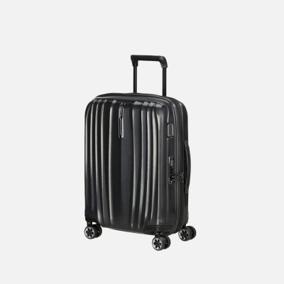 Trolley rigido 55cm 4 ruote cabina espandibile Samsonite Nexis Onix Black