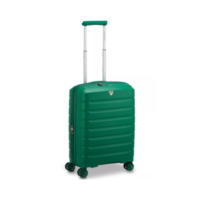 Trolley rigido 55cm 4 ruote cabina espandibile Roncato Valigeria B-Flying Verde Brillante