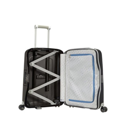 Trolley Rigido Cabina S'cure Samsonite Black  Valigeria.it